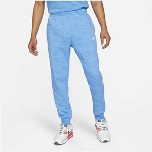 Nike Club Gel AOP Light Blue All Over Print Fleece Jogger NWT